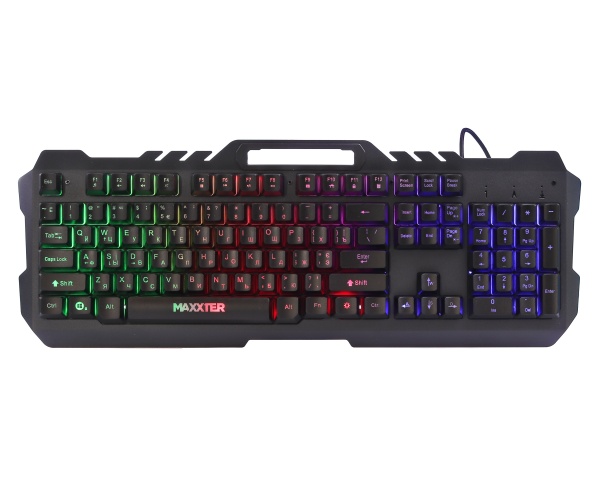 Клавіатура Maxxter KBG-UML-01-UA (KBG-UML-01-UA) 19-keys Anti-Ghosting, метал black 