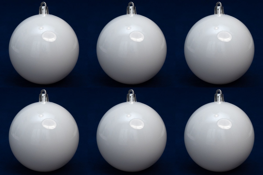 Набор елочных шаров 892258 d 80 мм 6 шт./уп.