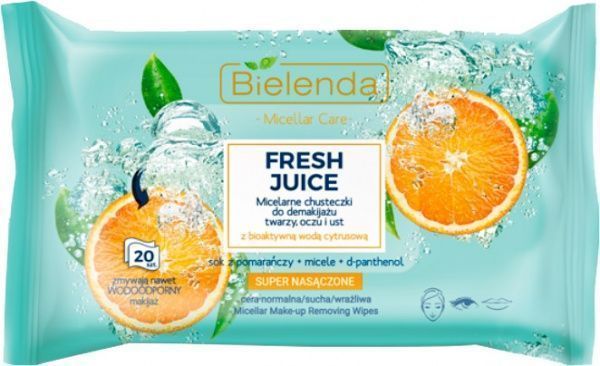 Міцелярні серветки Bielenda помаранч 20 шт./уп.