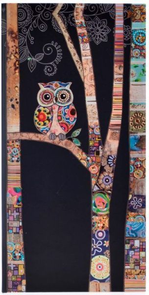 Блокнот BugArt. Black owl 20х10 см YES
