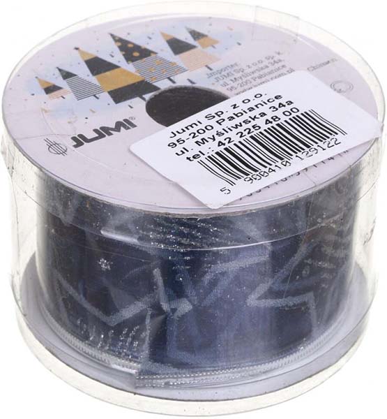 Стрічка декоративна JUMI напівпрозора 2.7 м в асортименті K-129122