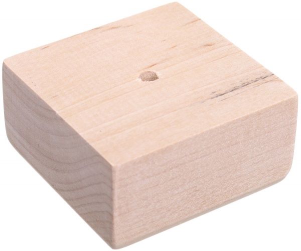 Мебельная ножка 55х55х30 мм без лаку 