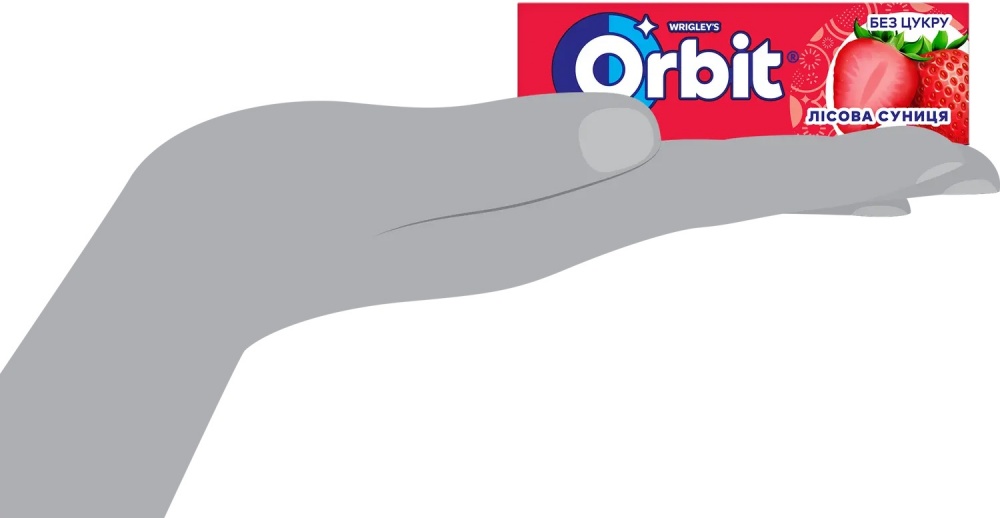 Жувальна гумка Orbit Лісова суниця