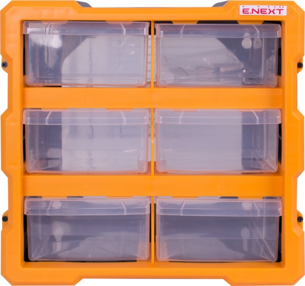 Органайзер для мелких деталей E.NEXT e.toolbox.pro.20, 6-секционный 267х157х262 мм t011020 