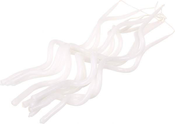 Набір свічок Спіраль 1х35 см 10 шт. білий Pako-If