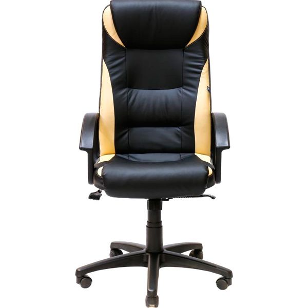 Кресло Nowy Styl Tokyo (Anyfix) (CH) ECO-30 / ECO-01 черно-золотой 