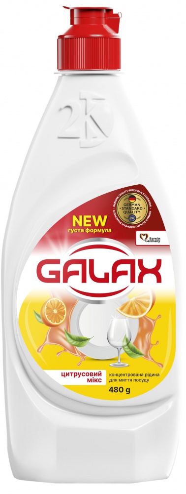 Средство для ручного мытья посуды Galax Цитрусовый микс 0,48 кг