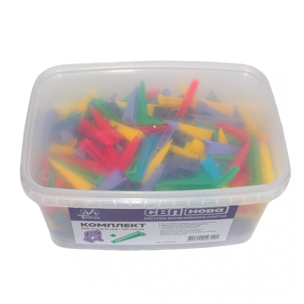 Набор СВП Tnova 2 мм 120 клиньев шт. 2 мм 500 шт./уп
