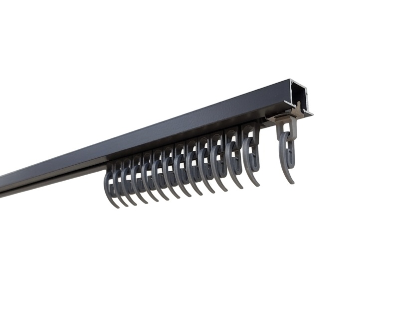 Карниз Karniz plus SE-1 одинарный 200 см графит 1 шт.