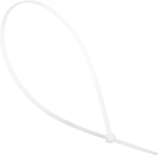 Стяжка кабельная Другое 4.5х400 мм, 50 шт белый 