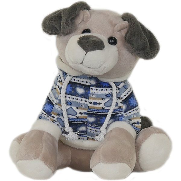 Игрушка новогодняя Собачка в реглане 20 см