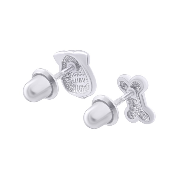 Сережки UMa&UMi Щенятко з кісточкою