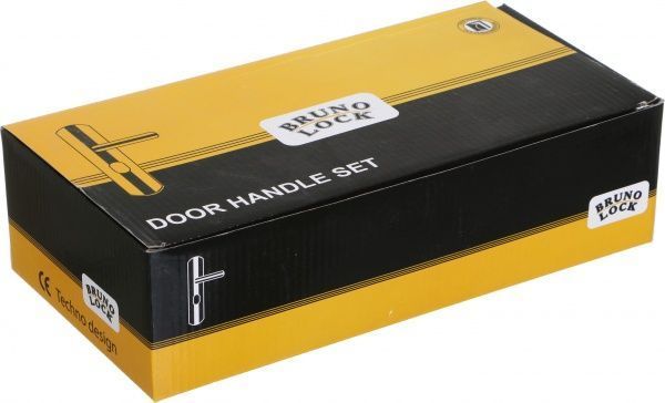 Замок врезной с ручками Bruno Bravo 70 PZ 70 мм матовый никель