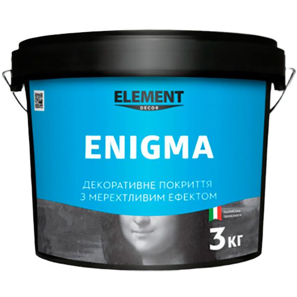 Декоративное покрытие моделирующая Element Decor Enigma 3 кг прозрачный