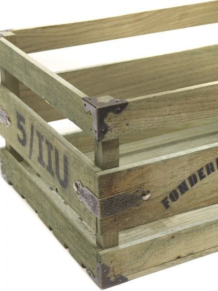 Ящик дерев'яний VB1 вінтажний 200x450x300 мм