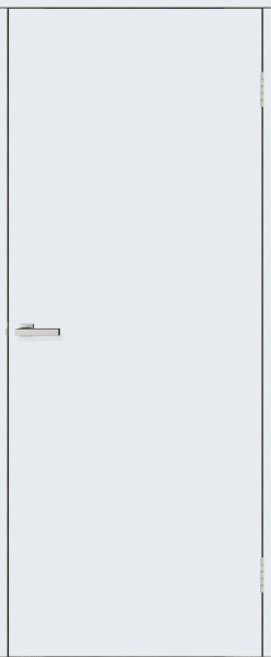 Блок дверной ОМиС под покраску Глухое (гладкое) 2H(2BB)+85EN ПГ 700 мм белый 