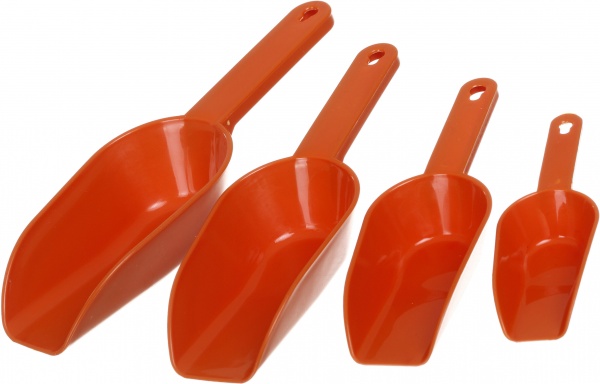 Совок для сипких продуктів 4 шт 19,5х6.,5х5.,5 см AK 459 Fackelmann