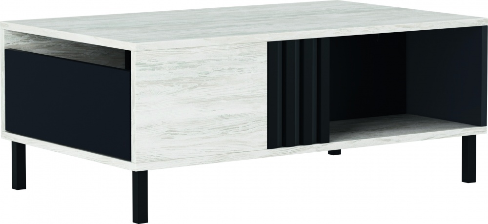 Стол кофейный Світ Меблів Кофейный столик Тео 1000x400мм антрацит/