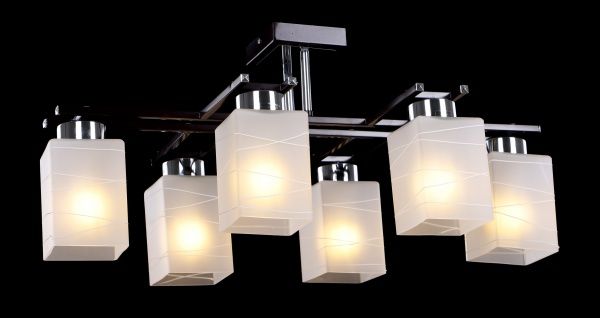 Люстра потолочная Accento lighting Antibes ALPL-PL13921-6 6x40 Вт E27 венге 