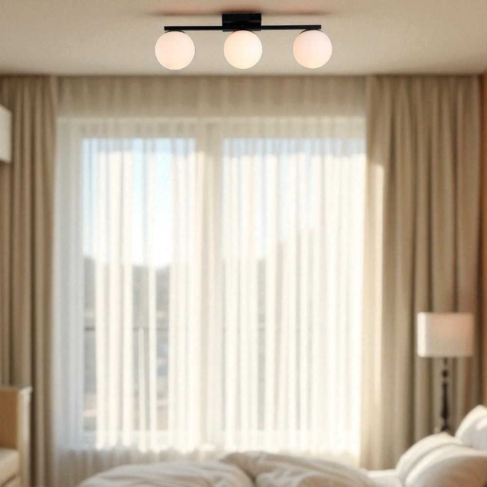 Люстра стельова Blitz Melange 3x40 Вт E14 чорний 5176-43