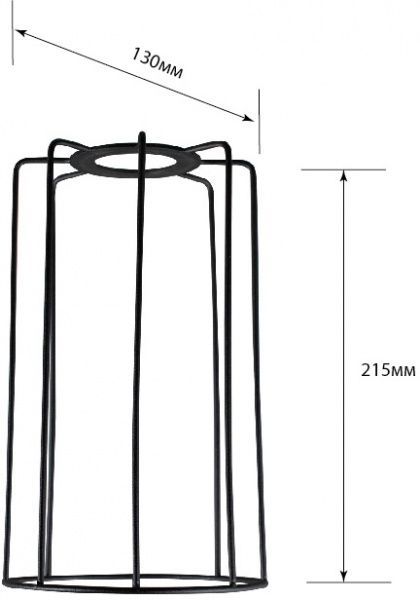 Плафон Loft 1321 Светкомплект чорний