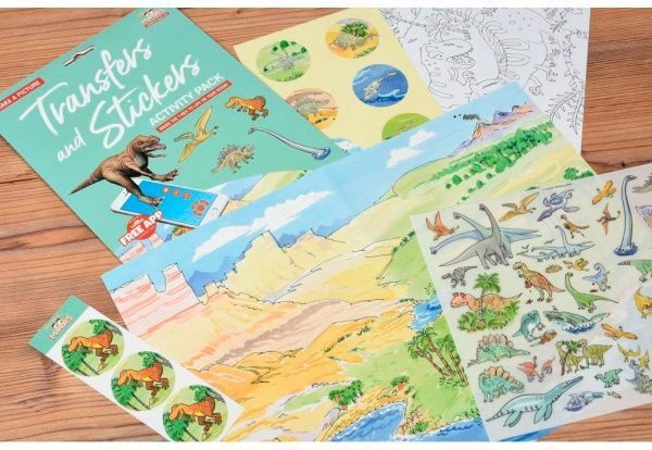 Набір наліпок Scribble Down Динозаври, з онлайн-додатком (SD / 22)