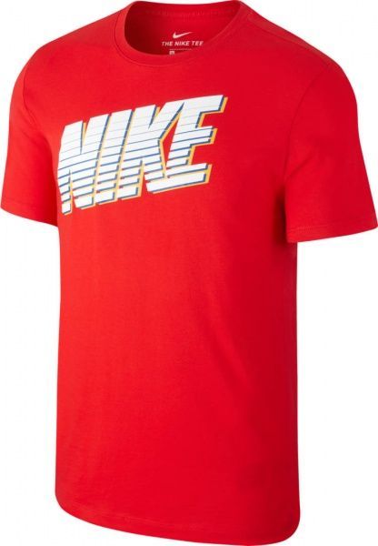 Футболка Nike M NSW TEE BLOCK CK2777-657 2XL червоний