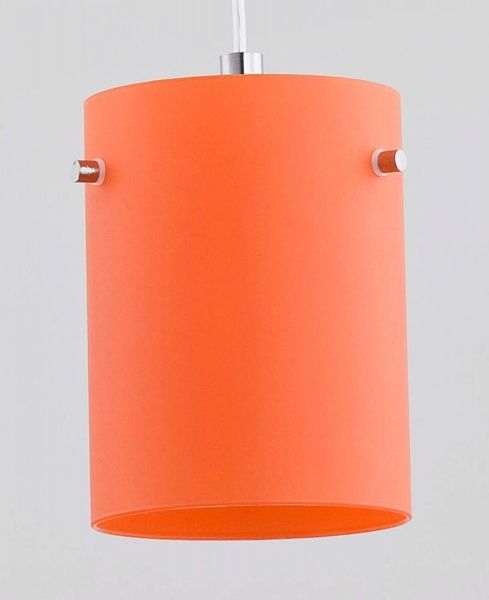 Люстра подвесная ALFA Tedy L 1x60 Вт E27 оранжевый 9152 