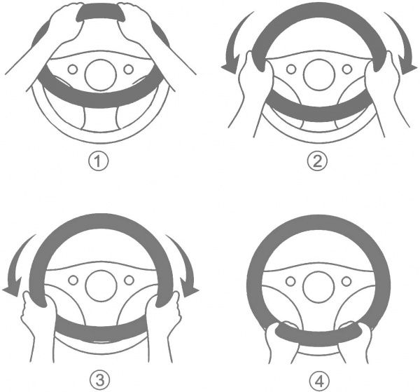 Чохол на кермо MOMO SWC014BR чорний із червоним