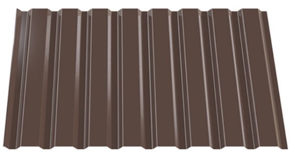 Профнастил глянцевый INDUSTRY ПК 20х1145х2000 RAL 8017 (0,45 мм)