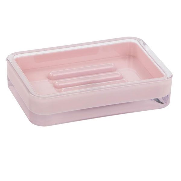 Мыльница Luna Denso розовая