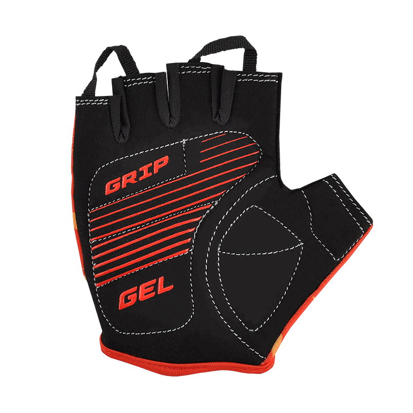 Велоперчатки GREY'S детские GR18735 13/14 красный с черным