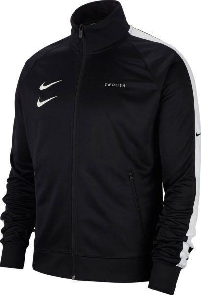 Джемпер Nike M NSW SWOOSH JKT PK CJ4884-010 р. XL чорний