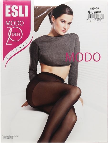 Колготки Conte ESLI MODO 20 den visone р. 4 бежевый 