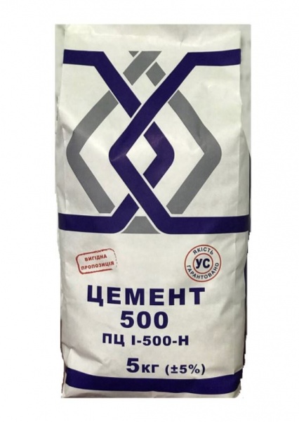 Цемент ПЦ І 500 Н 5 кг