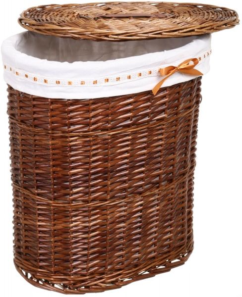 Кошик плетений з текстилем Tony Bridge Basket 51x37x56 см HQ13-10CD-1 