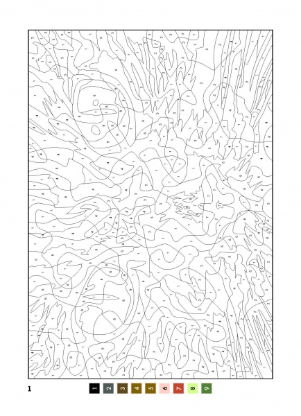 Розмальовка «50 магічних фарбованок. Зоосвіт» 978-617-7853-37-3