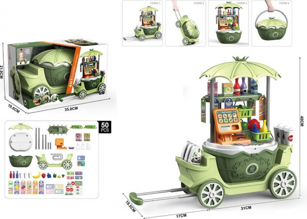 Ігровий набір Shantou Кошик Супермаркет 4 в 1 OTG0921077