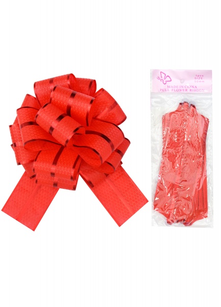 Бантики червоний 18822 5 см 1,2 м червоний 