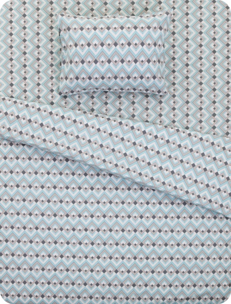 Комплект постельного белья Geometry 1,5 разноцветный UP! (Underprice) 