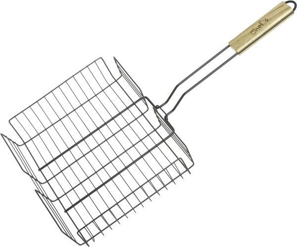 Решетка-гриль Chef's объемная с антипригарным покрытием 55х31х6 см