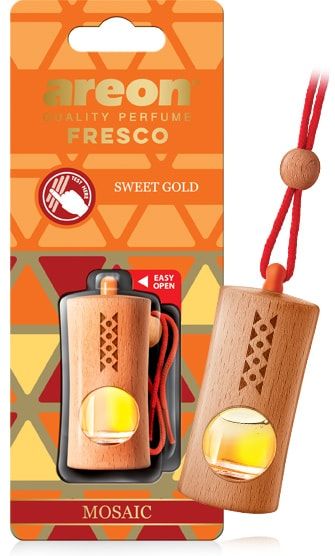 Ароматична підвіска АРЕОН Фреско Мозаїк Солодке золото 