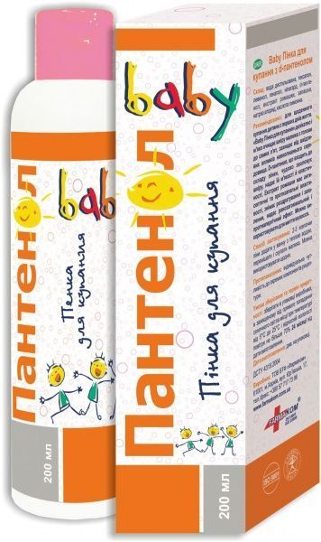 Пена для купания Фармаком Baby с D-пантенолом 200 мл