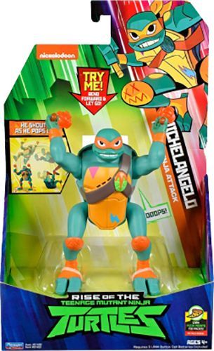 Фигурка со звуком TMNT «Еволюция Черепашек-Нинзя со звуком» - Микеланджело 81403 