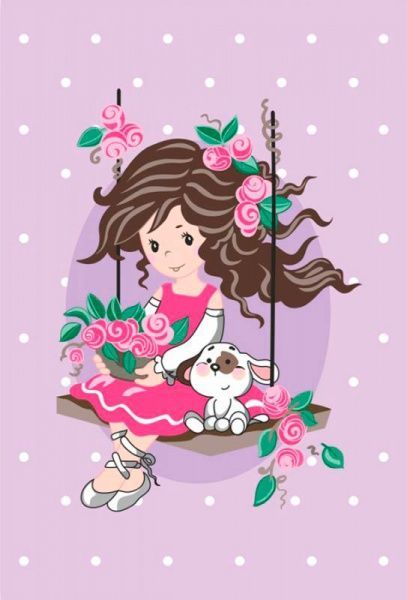 Раскраска по контурам Рисовалка Мрійниця Rosa Kids 