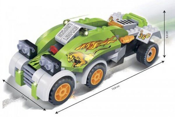 Конструктор BanBao Turbo Машинка для гонок 8612