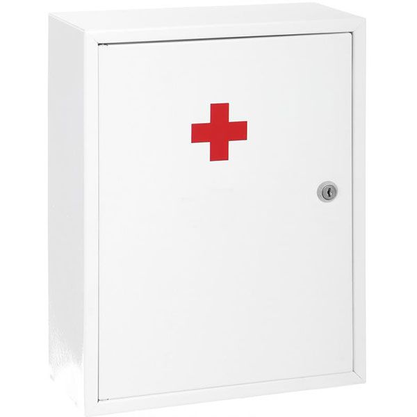 Металева шафа медична Галіндустрія 01 з однією поличкою 