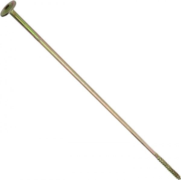 Шуруп конструкционный полукруглая головка ЦЖ 8x400 мм 1 шт. желтый цинк Expert Fix