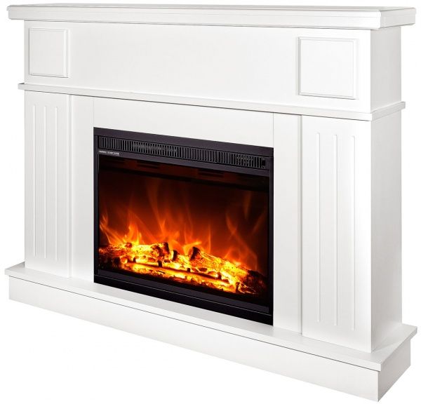 Камінокомплект ART FLAME Олімпія & Лоранс (білий)