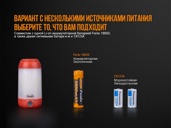 Ліхтар для кемпінгу Fenix CL26R. 400лм